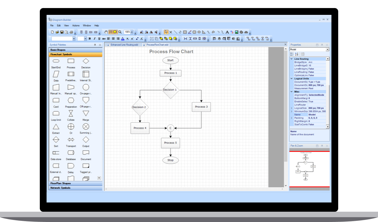 syncfusion winforms diagram control showcase