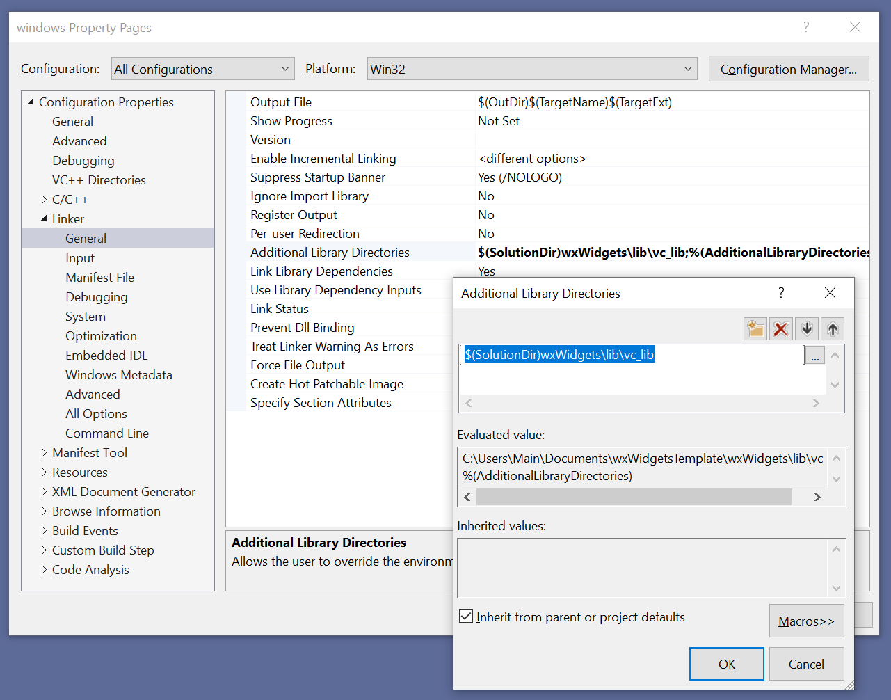 32 bit library configuration