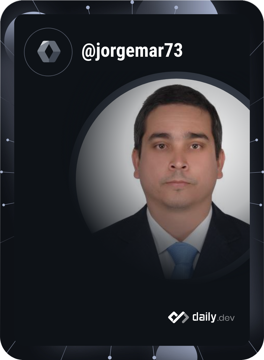 Jorge Martinez's Dev Card