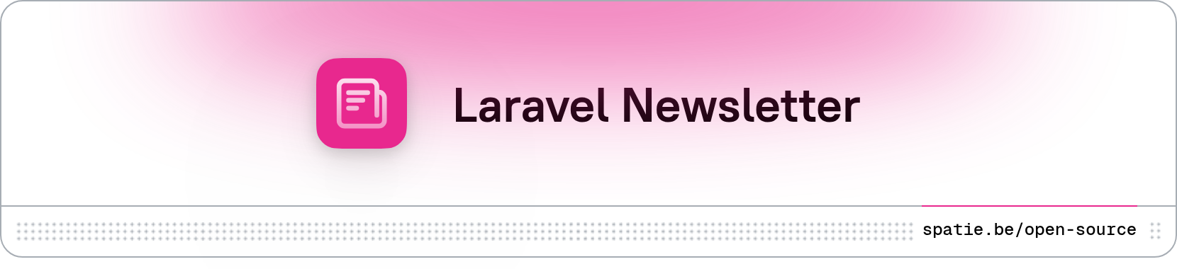 Logo for laravel-newsletter
