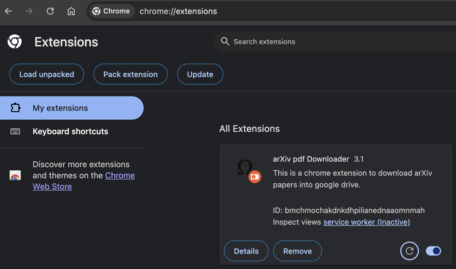 chrome extension