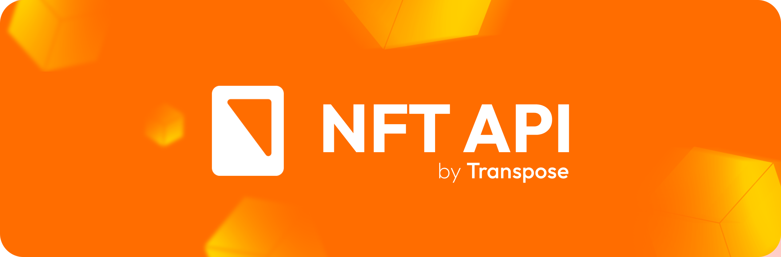 NFT API Banner