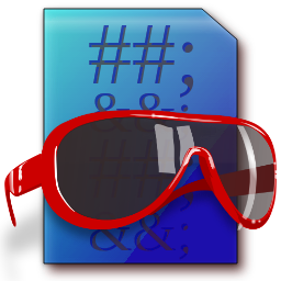 Blue Log Viewer Icon