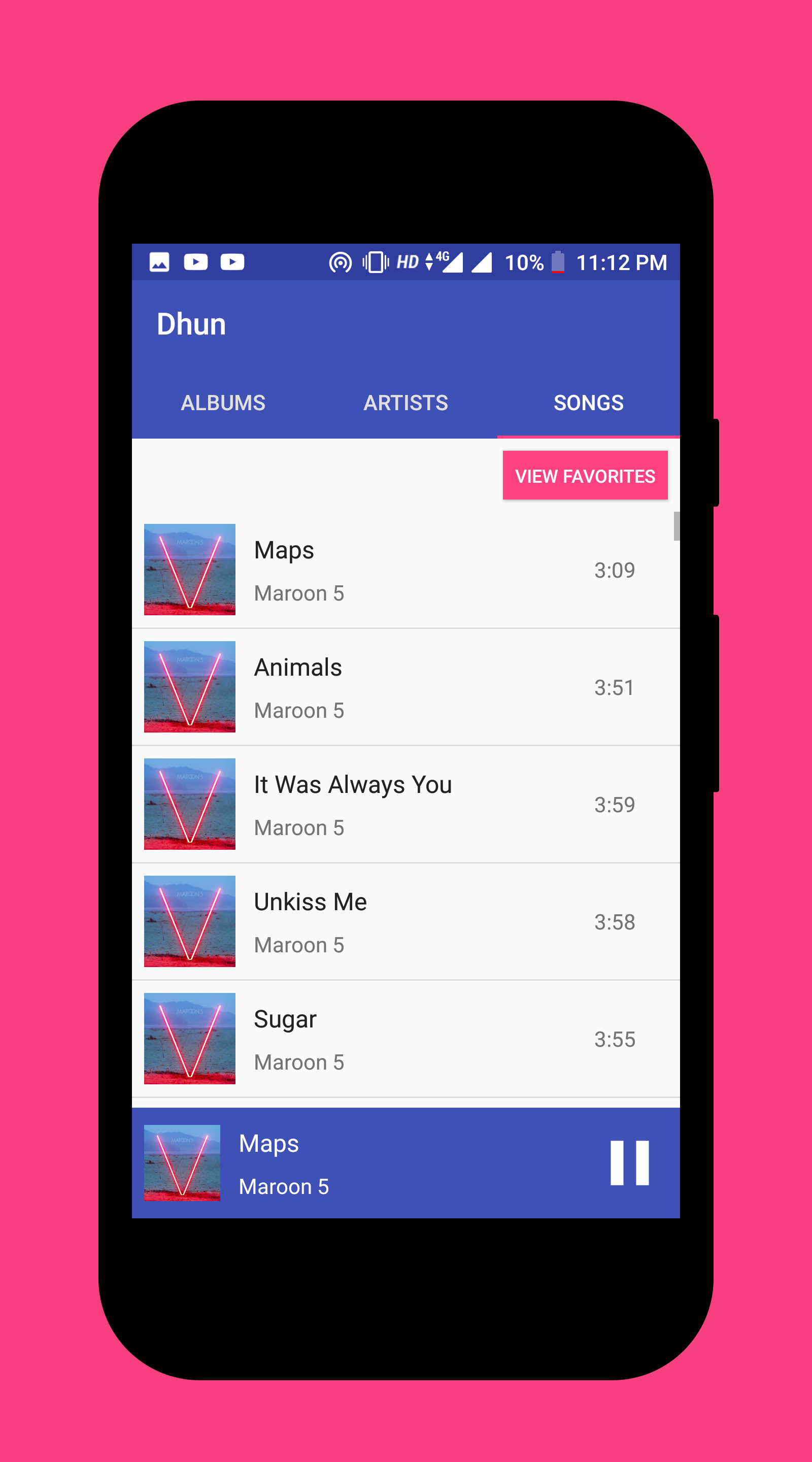 Dhun - Musical Structure app [App Screenshot]