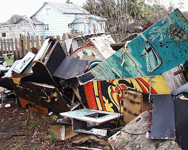 Discarded Arcade Machines