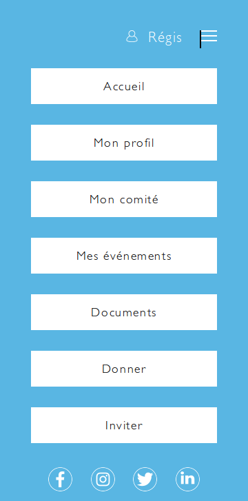 MENU actuel