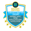 Edchart Certified ASP.NET MVC Web Developer Subject Matter Expert