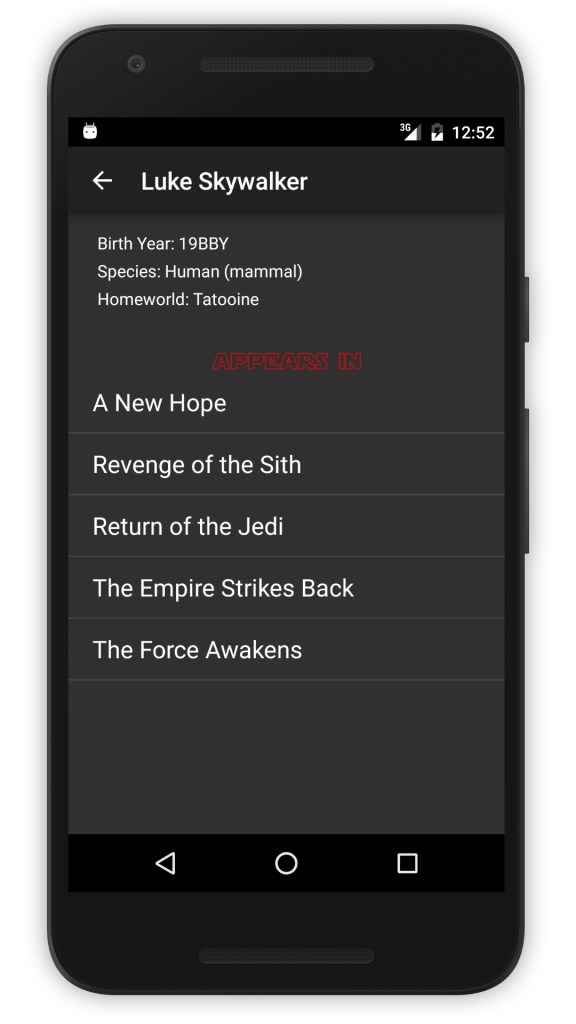 TiStarWars screenshot