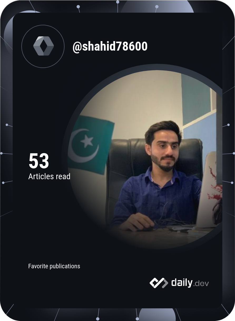 Shahid Khan's Dev Card