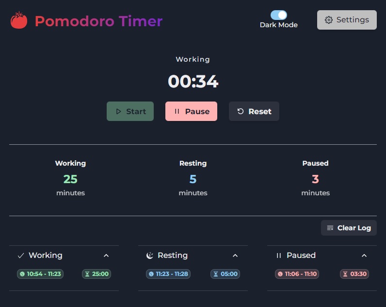 Pomodoro Timer preview