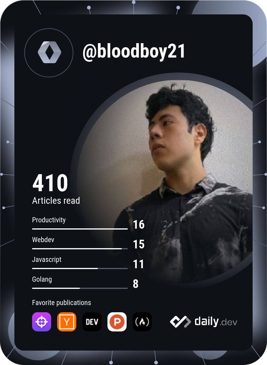 Alan's Dev Card