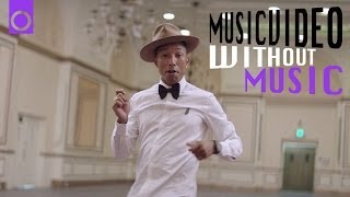 Happy - Pharrell Williams  No Music Musicvideo  #HAPPYDAY