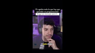 Spoiler: nunca abarcarás todo lo nuevo en programación. Y no pasa nada.  Al principio toca estudiar
