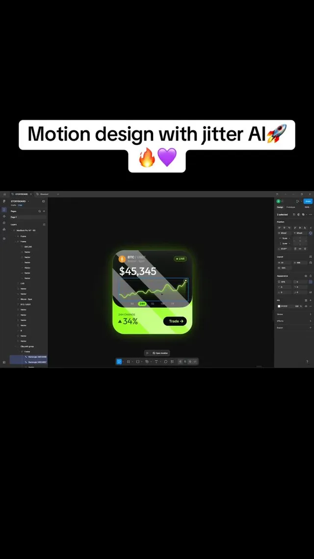 Widget Animation Motion Design by @Khlaseek_dsgner