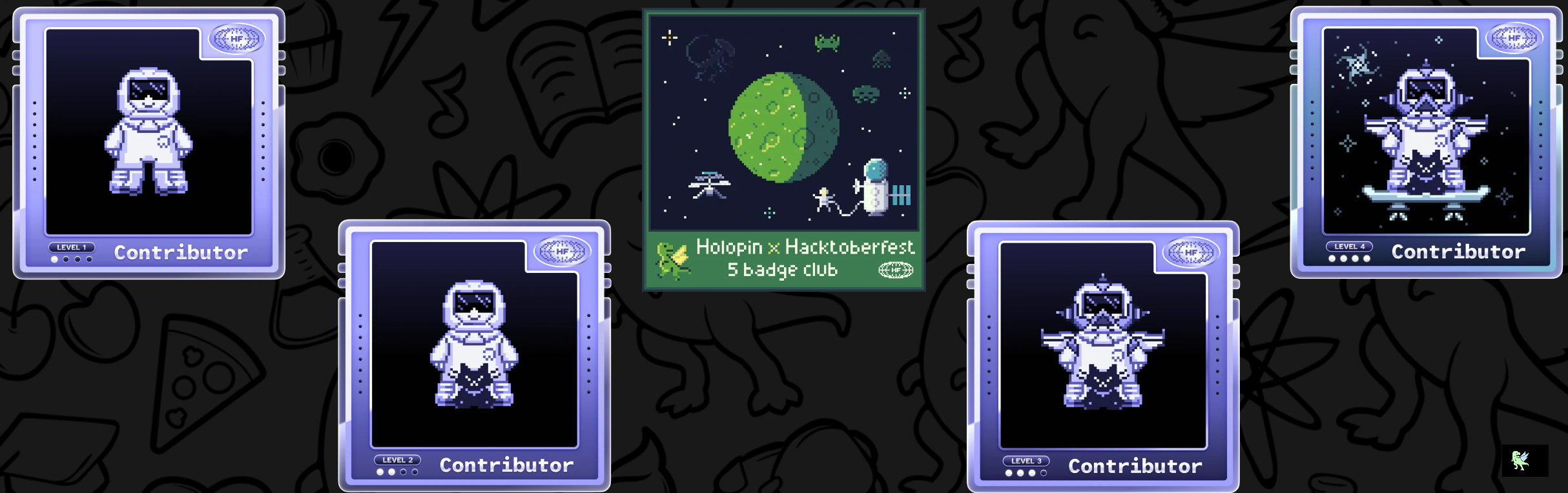 @redmomn's Holopin badges