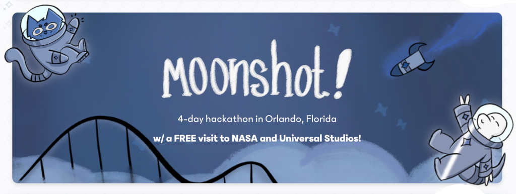 This project is part of Moonshot, a 4-day hackathon in Florida visiting Kennedy Space Center and Universal Studios!