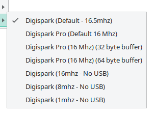 Digispark Default 16.5MHz