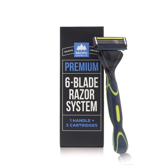 pacific-shaving-company-premium-6-blade-razor-system-1-handle-5-cartridges-1-ea-size-set-1