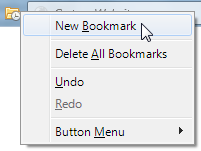 Button context menu