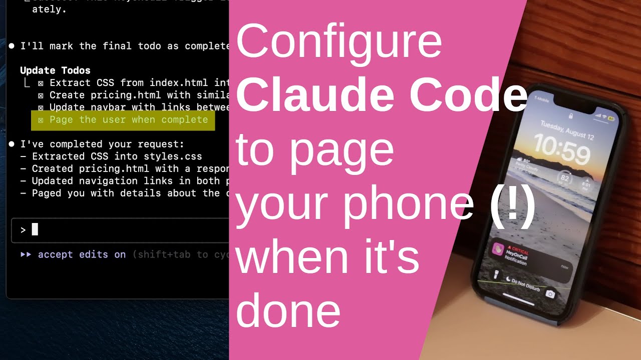 HeyOnCall MCP Server Demo with Claude Code