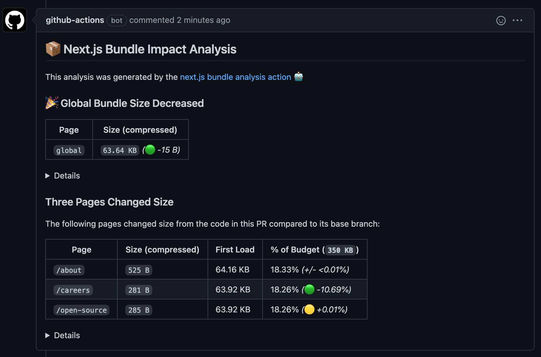 GitHub - hashicorp/nextjs-bundle-analysis: A github action that ...