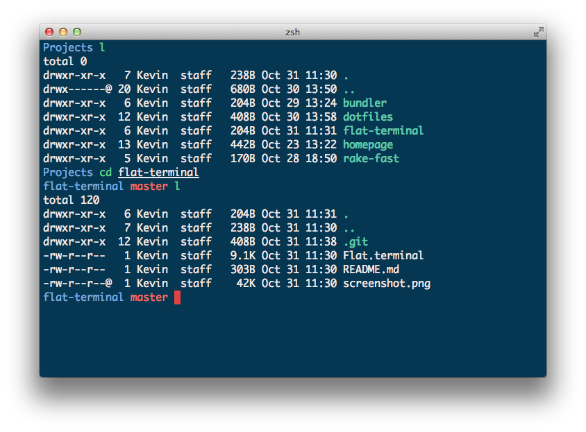 flat-terminal preview