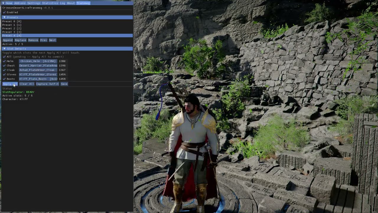 Live Transmog Demo