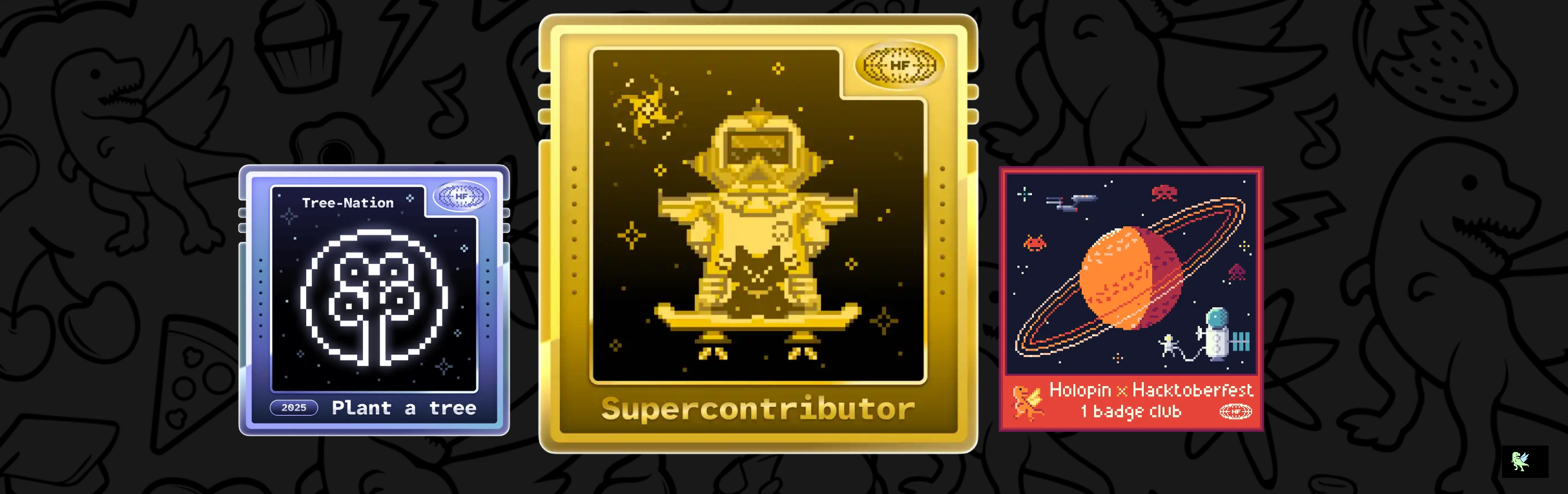 An image of @mratharvab's Holopin badges, which is a link to view their full Holopin profile