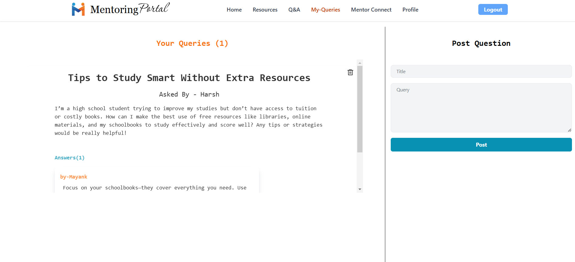 MyQueries