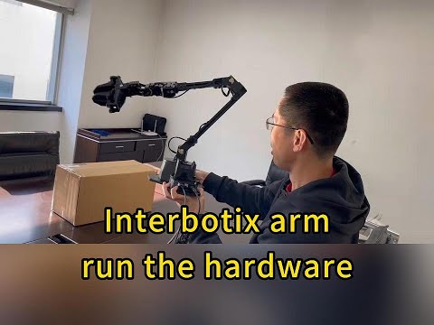 S01E03 Manipulate the physical interbotix robotic arm, on youtube