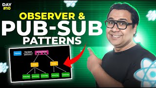 Pub-Sub vs Observer in React — Deep Dive, Architecture & Working Demo
