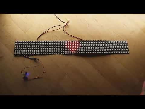 Demonstration of NeoPatterns on a long matrix 