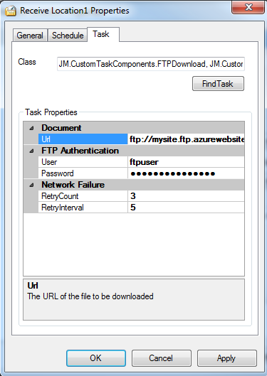 Task properties