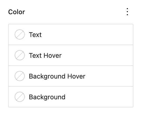 Container Color Settings