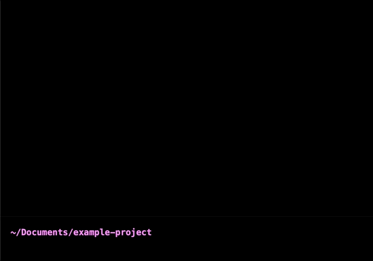 A gif showing pastry-cli