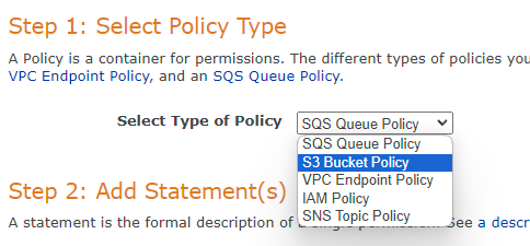 S3 Bucket Policy