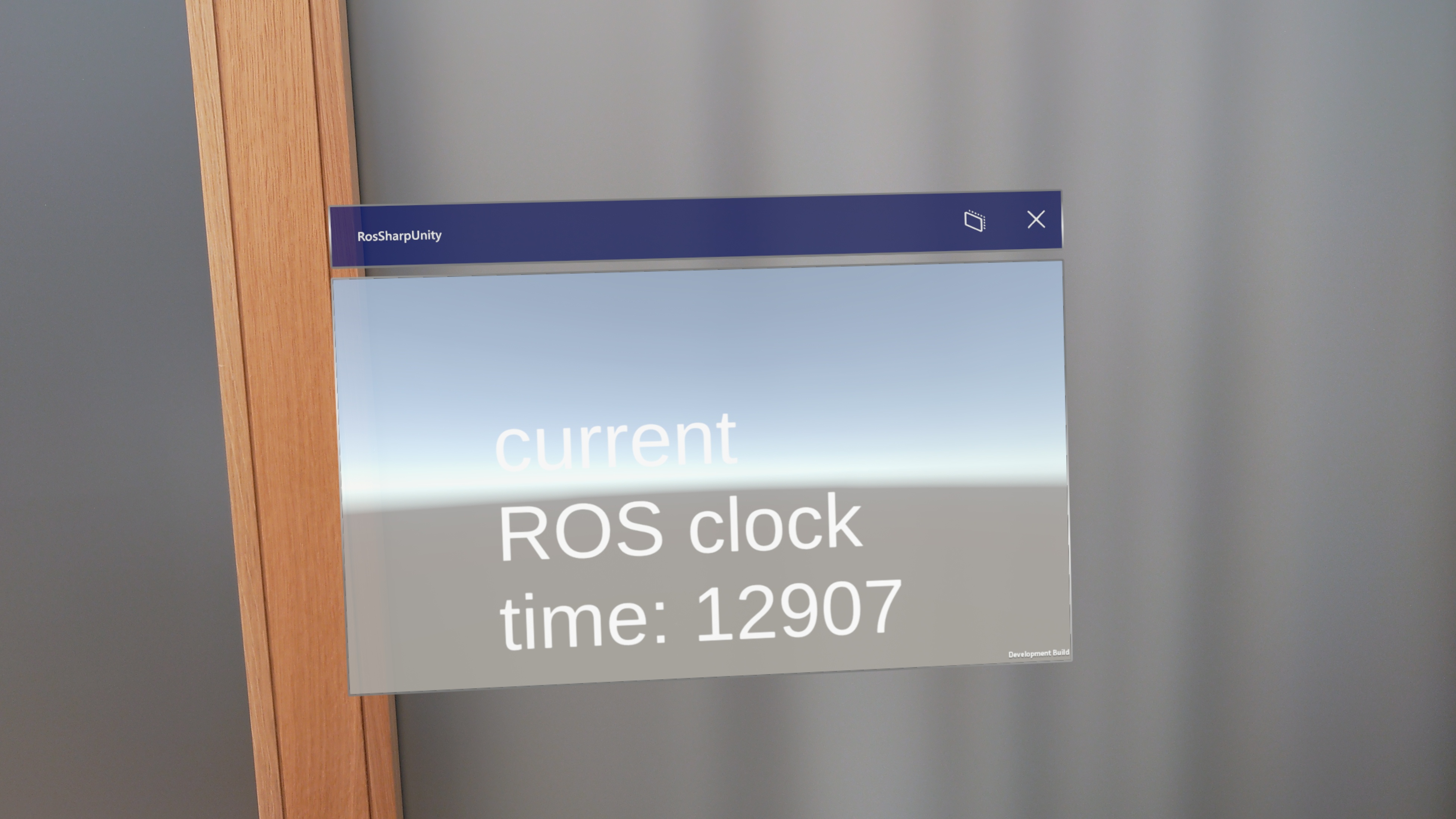 deployed RosSharp UWP to HoloLens2