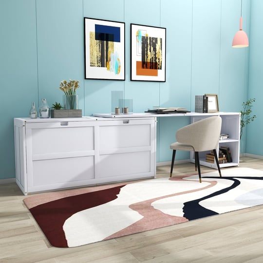 queen-size-murphy-bed-chest-with-rotable-desk-and-shelves-convertible-design-white-1