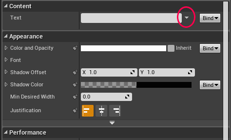 Animation showing process for choosing a string entry