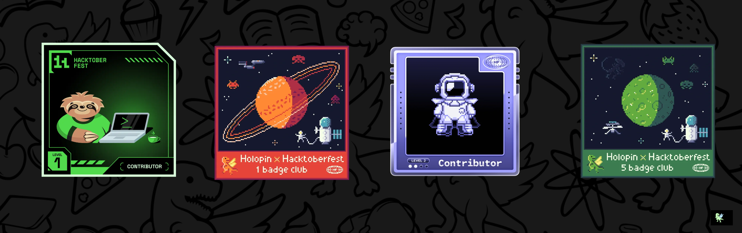 An image of @jvlavan's Holopin badges, which is a link to view their full Holopin profile