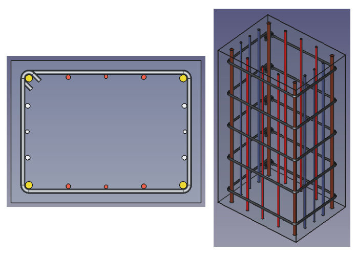 Single Tie Column Reinforcement example