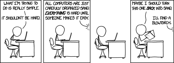 xkcd 1349: Shouldn’t Be Hard