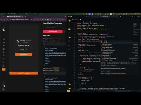 Action/Tool smart widgets mini-apps Part 2