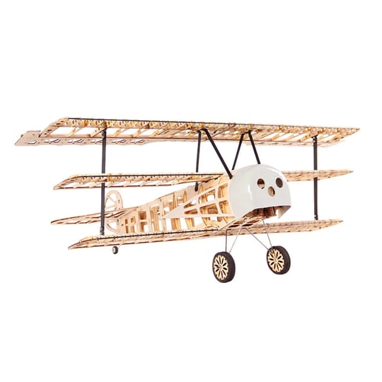 jwrc-jwrc-fokker-dr-1-red-baron-1020mm-wingspan-balsa-wood-triplane-rc-airplane-warbird-kit-1