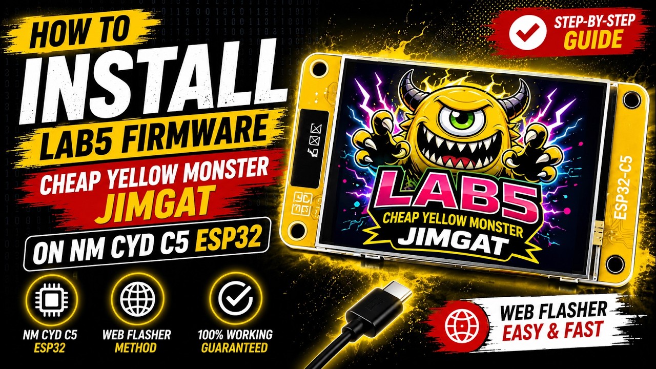 How to Install Lab5 Cheap Yellow Monster JimGat Firmware — Yellow Purple