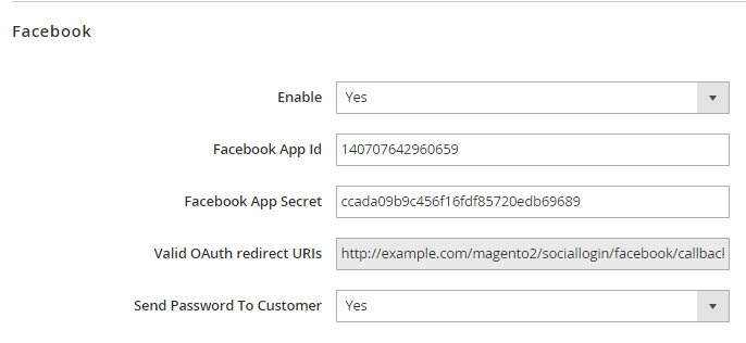 Magento 2 social login with facebook sign-in button