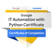 Google IT Automation with Python Professional Certificate