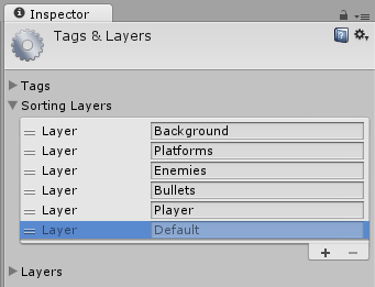 Sorting layer add