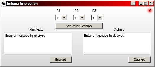 Screenshot of Enigma Encrypt