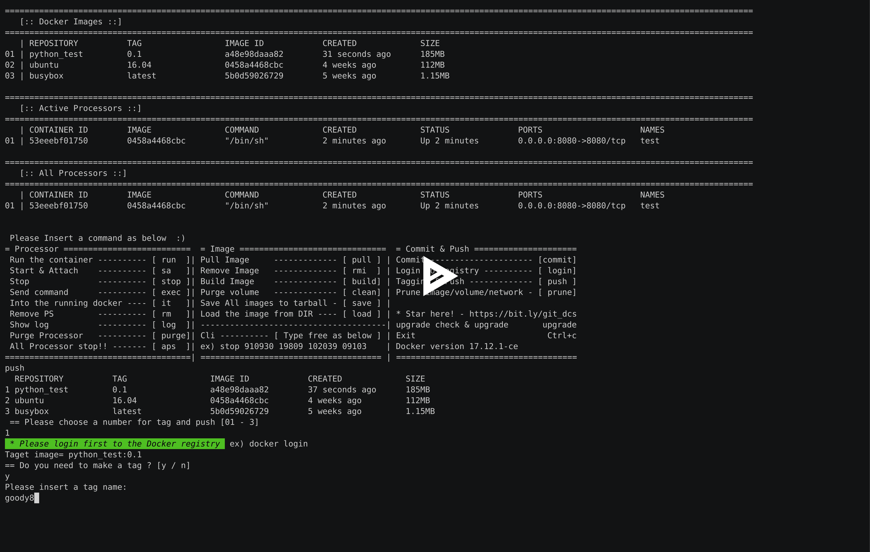 asciicast